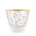 Gold Leaves Arabic Coffee Set - 6pcs