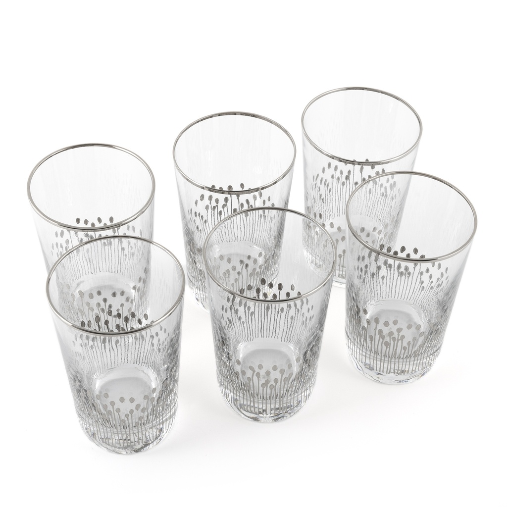 Platinum Turkish Design Tumbler Set - 6pcs