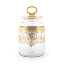 Turkish Candy Jar - Gold/Platinum