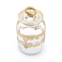 Turkish Candy Jar - Gold/Platinum