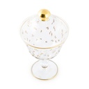 Leaves Decorative Stemware Bowl Gold