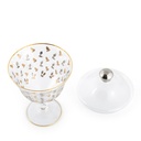 Leaves Decorative Stemware Bowl Gold/Platinum