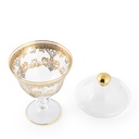 Turkish Decorative Stemware Bowl - Gold/Platinum