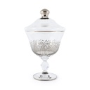 Turkish Lines Decorative Stemware Bowl Platinum
