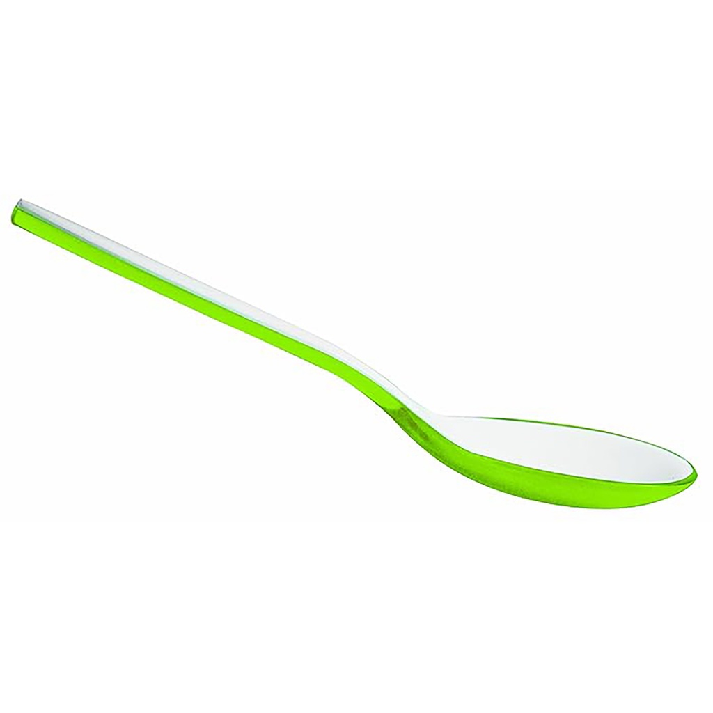 Vintage Two-Tone Serving Spoon - Green