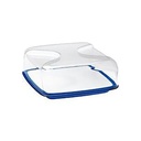 Square Cheese Dish Bolli - Blue