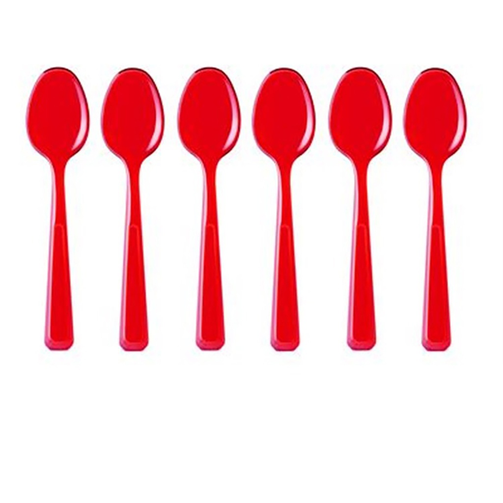 Belle Epoque Red Teaspoons Set - 6pcs