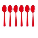 Belle Epoque Red Teaspoons Set - 6pcs
