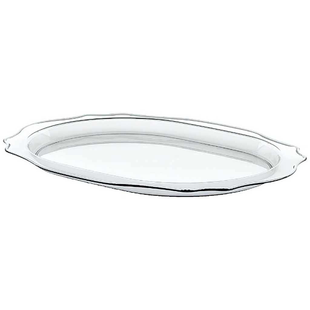 Oval Clear Medium Tray