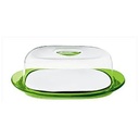 Feeling Cheese Dish with Dome - Green