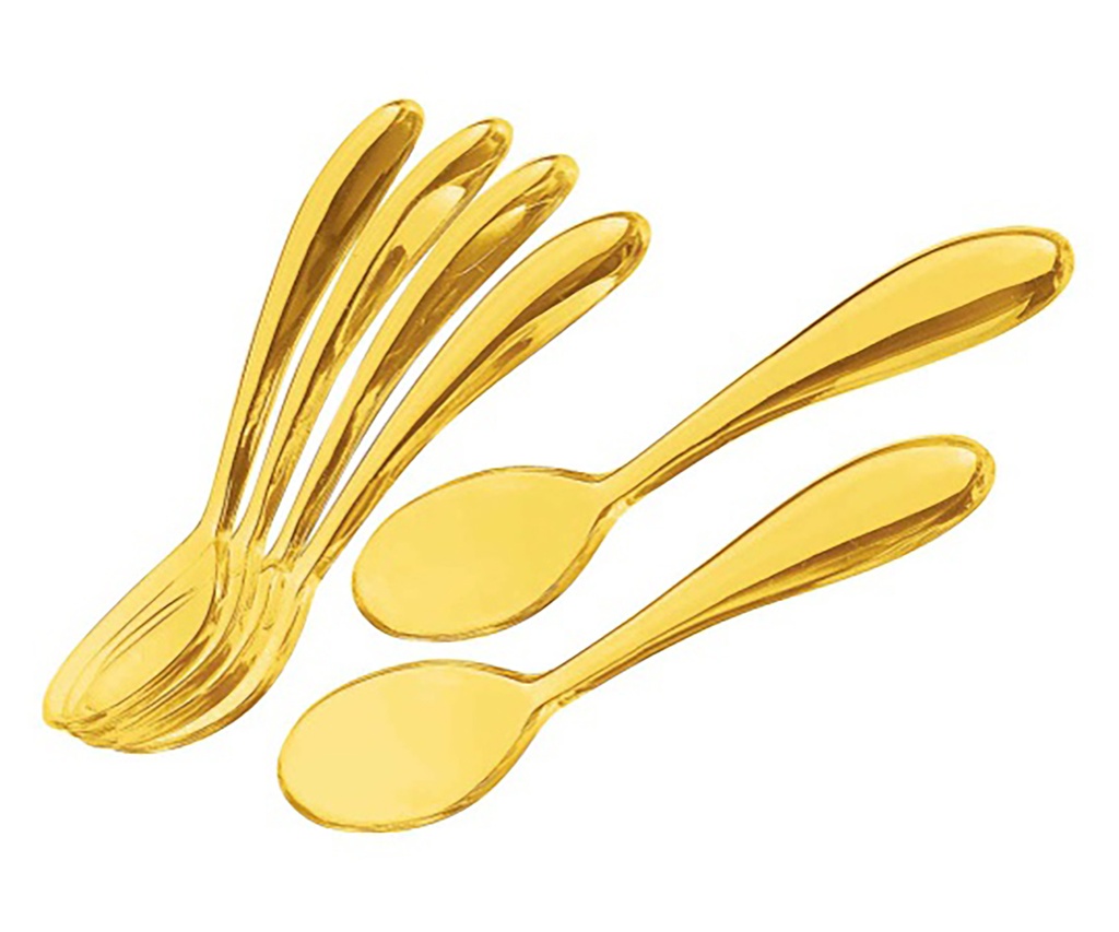 Feeling Set Of 6 Teaspoons 12cm - Yellow