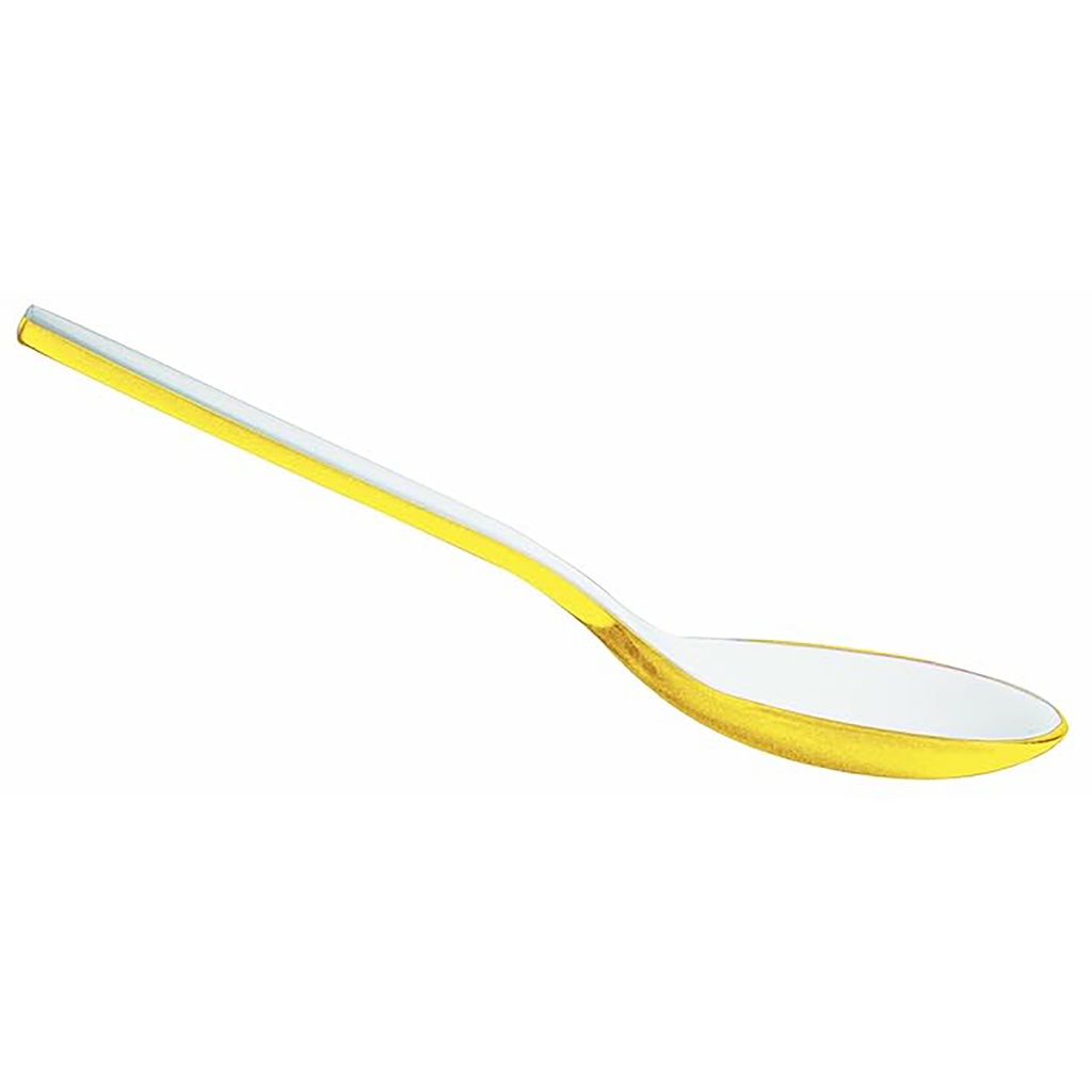 Vintage Two-Tone Serving Spoon - Yellow