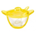 Sugar Bowl with Spoon/Lid - Yellow