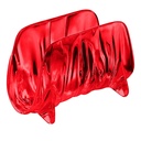 Aqua Table Napkin Holder - Red