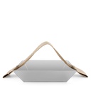 Bread Basket with Beige Handle 22.5x22.5cm