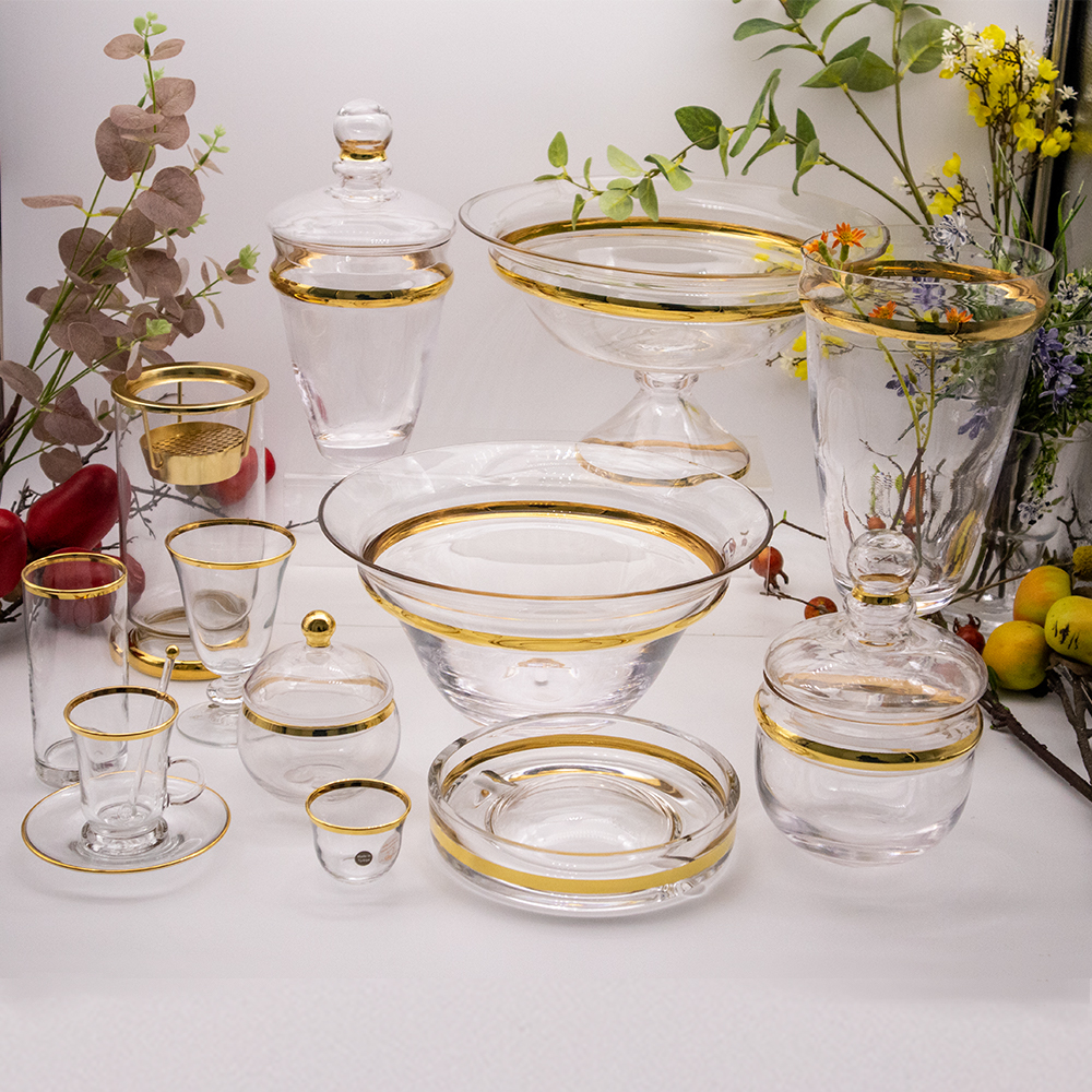 Dalia Gold Arabic Coffee Cup Set 6pcs