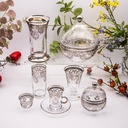 Bianca Platinum Arabic Coffee Set - 6pcs