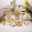 Plex Gold Arabic Coffee Cup Set - 6pcs