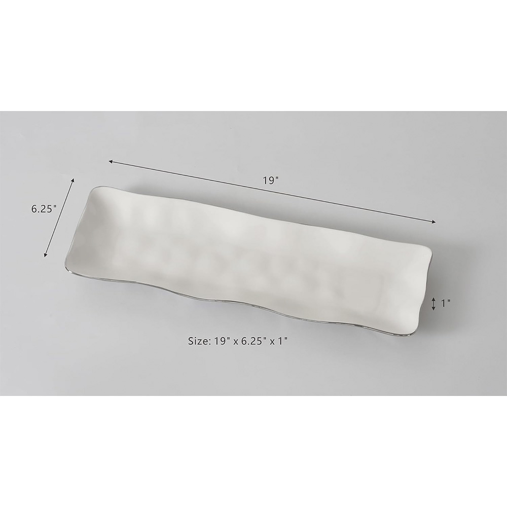Rectangular Serving Piece 19" x 6.25" x 1"