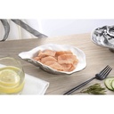 Small Porcelain Oyster Bowl 7.5" x 4.5" x 2"