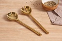 Salad Server Set - Gold