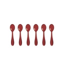 Feeling Set of 6 Teaspoons - Red