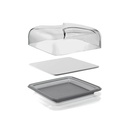 Square Cheese Dish Bolli - Red