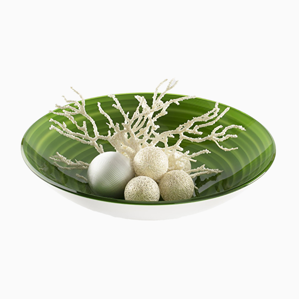 Twist Centerpiece/Fruit Bowl - Green