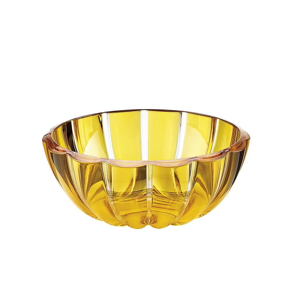 Medium Dolcevita Plastic Bowl - Amber