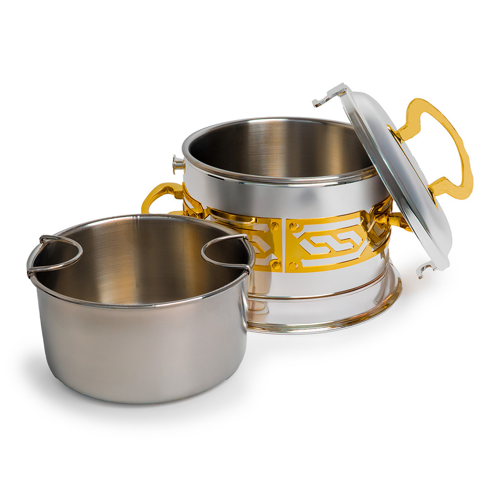 Silver Plated Hot Pot - 17cm 