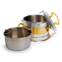 Silver Plated Hot Pot - 17cm 