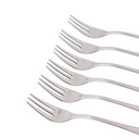 6PCS CAKE FORK SET DOMUS 