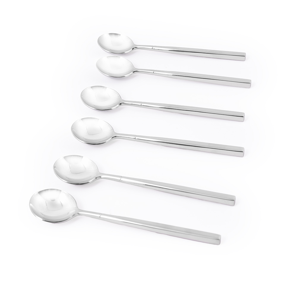 6 PCS MOKA SPOON WINDOW BOX KYOTO S/S