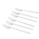6 PCS CAKE FORK WINDOW BOX KYOTO S/S