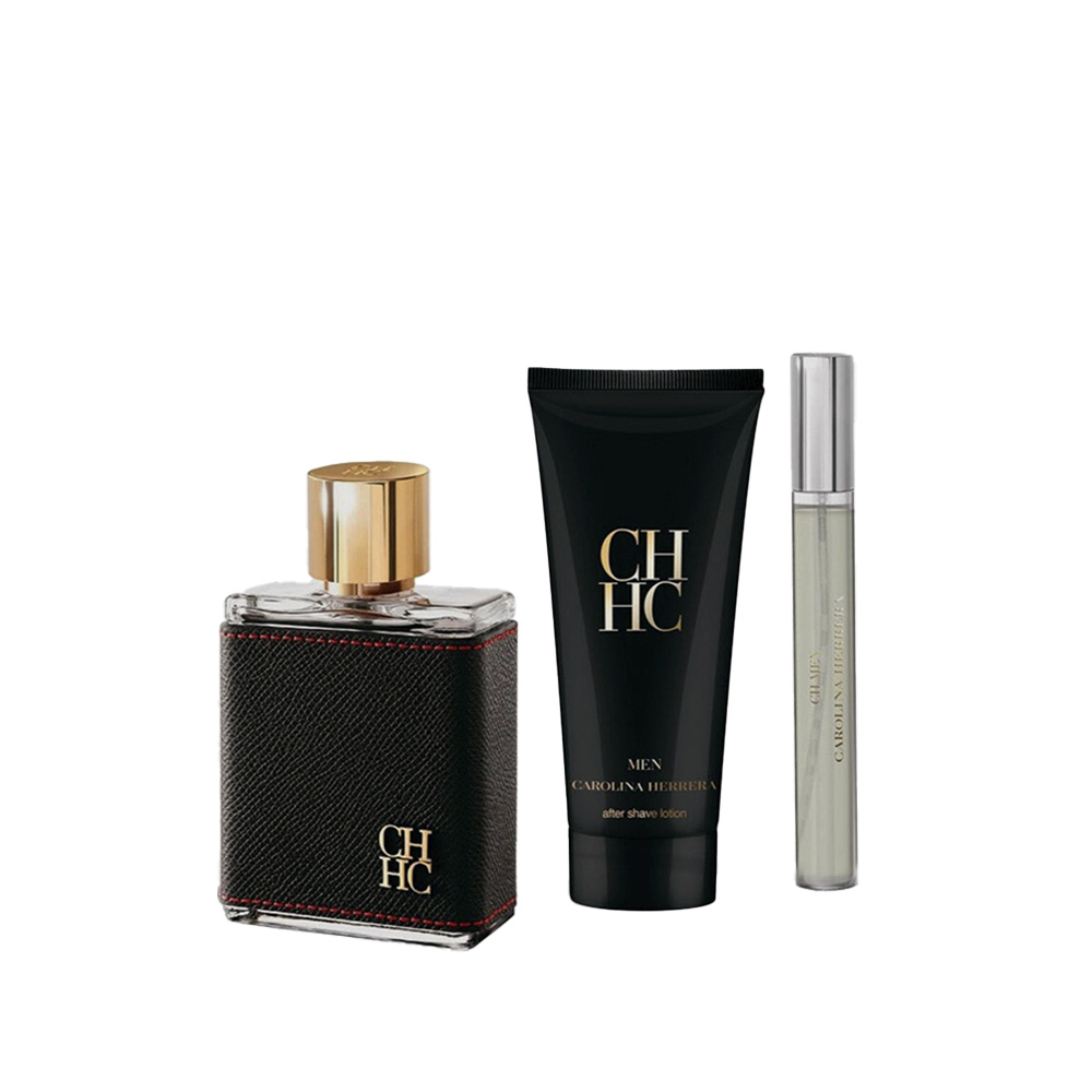 Red Carolina Herrera Gift Set for Men - 3pcs