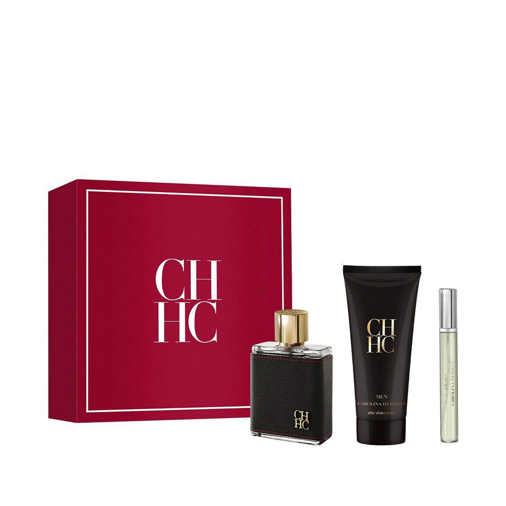 Red Carolina Herrera Gift Set for Men - 3pcs