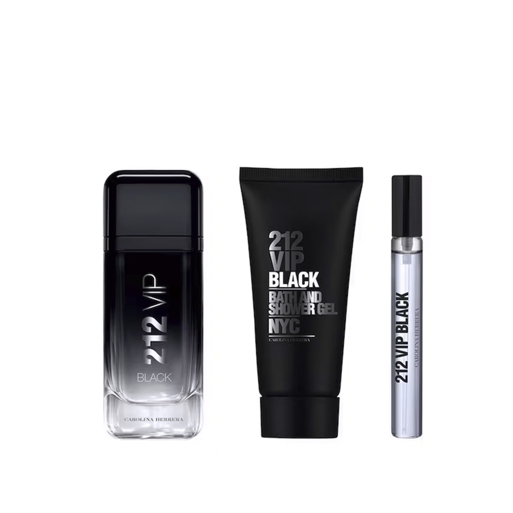 212 Vip Black for Men Gift Set - 3pcs
