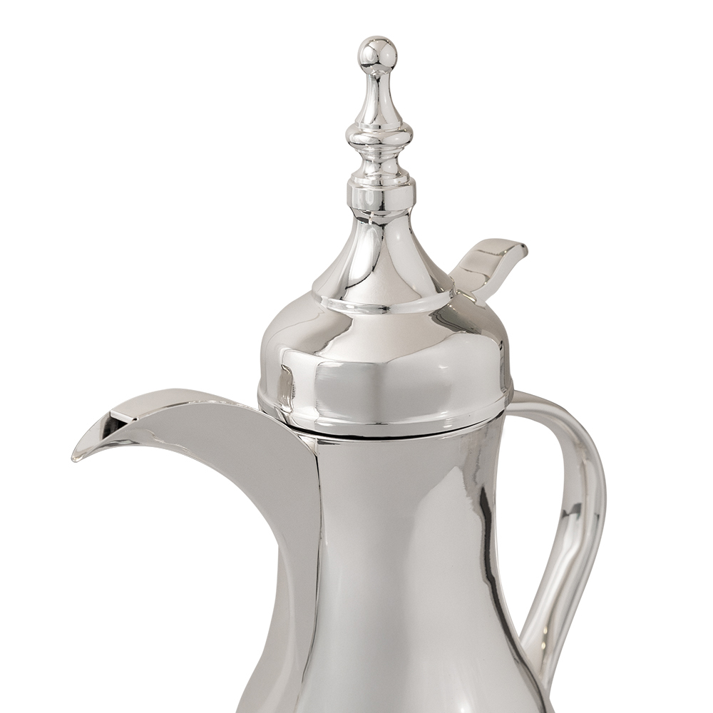 Silver Plated Arabic Coffee Dallah - 500 ml