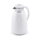 White/Chrome Vacuum Flask - 1.3 Litre