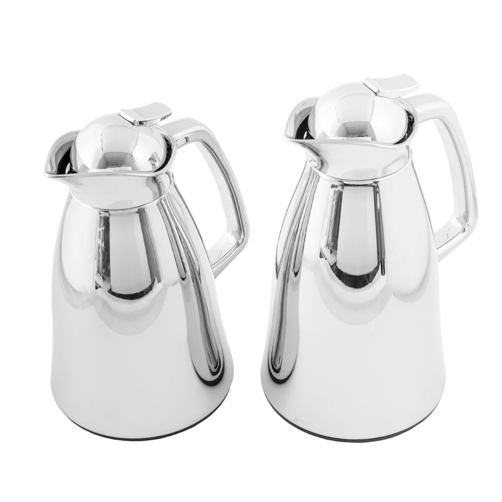 Silver Vacuum Flask Set - 2pcs