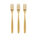 Londra Oro Table Fork Set - 3pcs