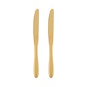 Londra Oro Table Knife Set - 2pcs