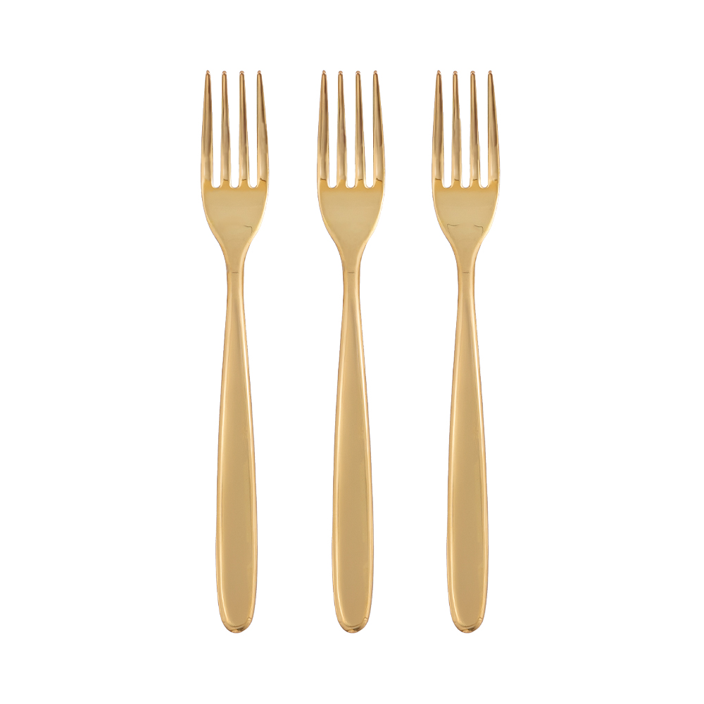 Londra Oro Dessert Fork Set - 3pcs