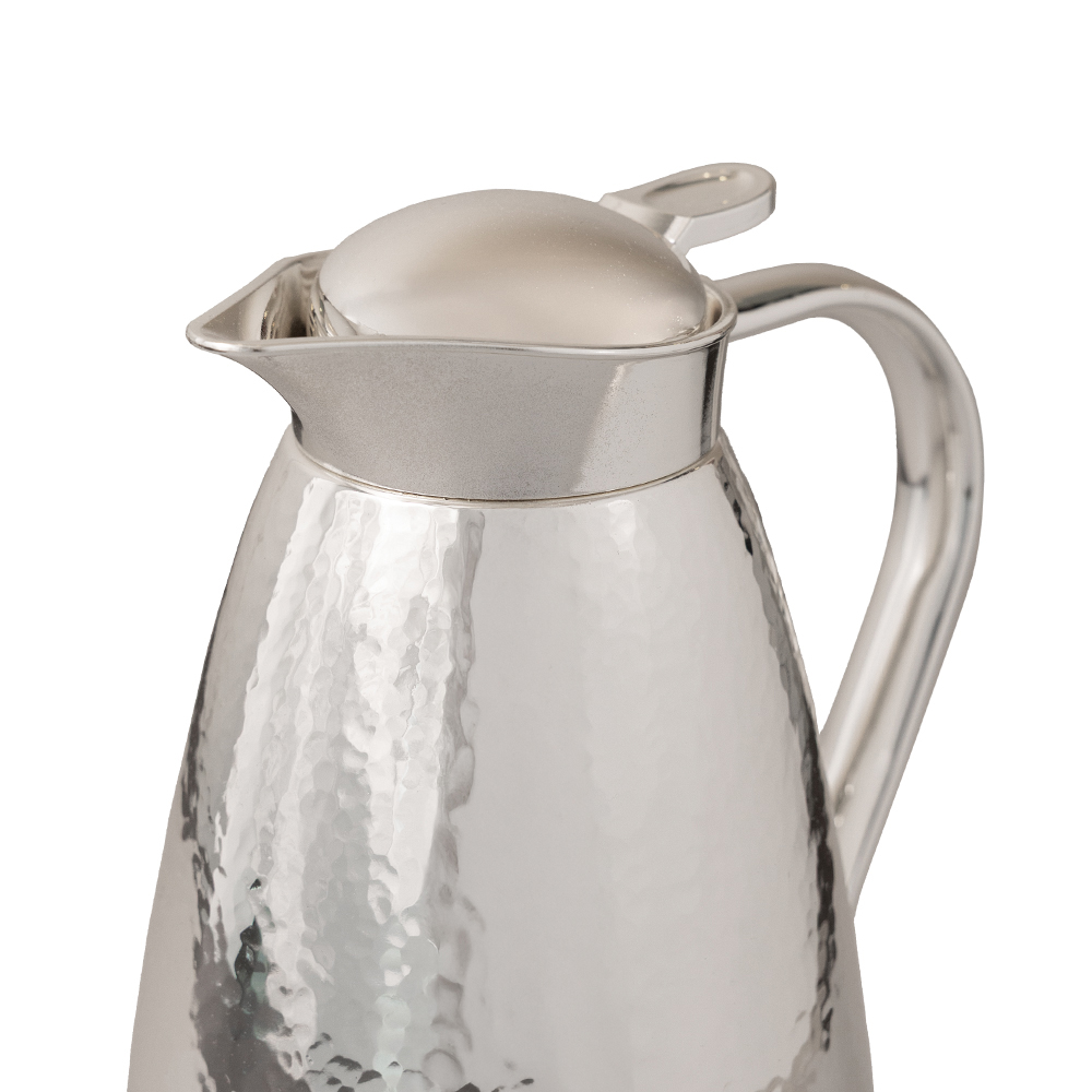 THERMOS HUMMERED  WITH PLAIN HANDLE/NO D?COR