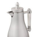 MY FLOWER VACUUM FLASK SHINY GREY / CHROME1.0/1.0L