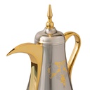MAY FLOWER VACUUM FLASK WITH GOLD FLOWER AND FRAM