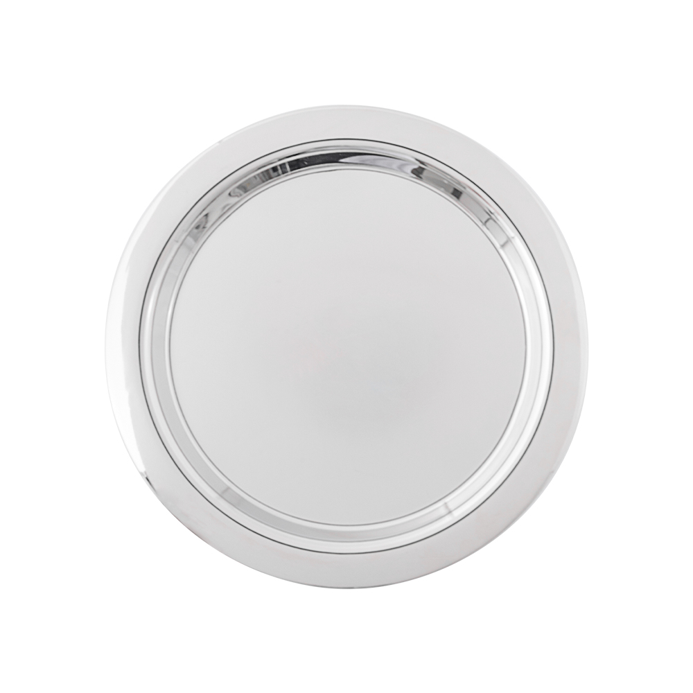 ROUND TRAY SILVER PLATED 30X1.5CM