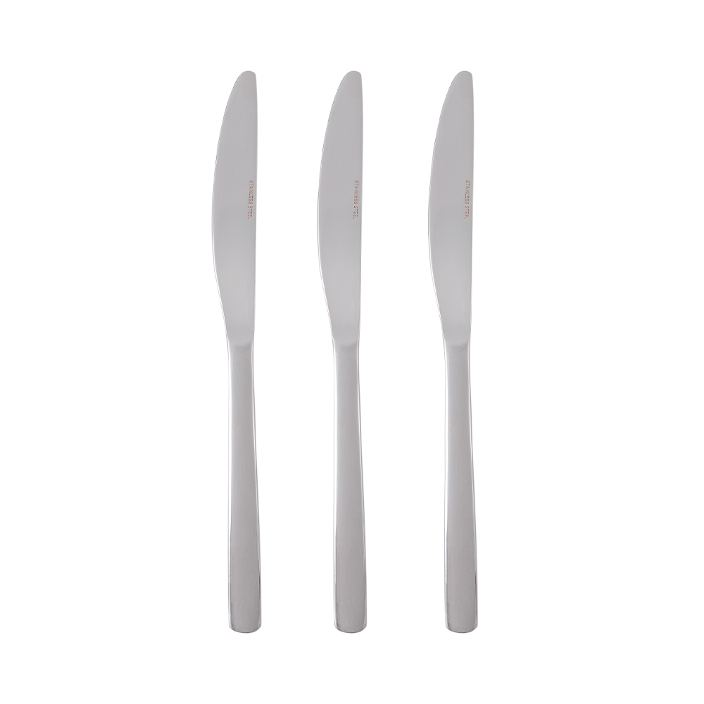 3pc Table knife Plain