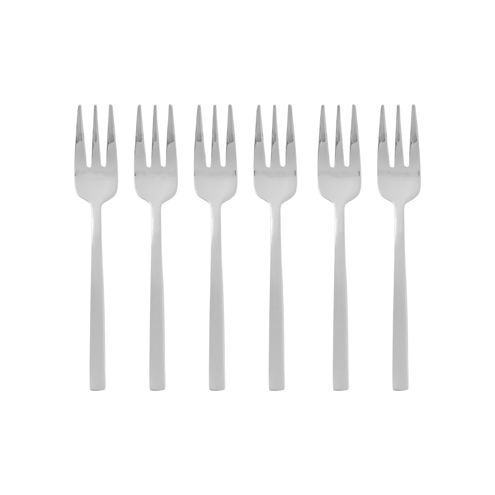6pc Cake fork Plain
