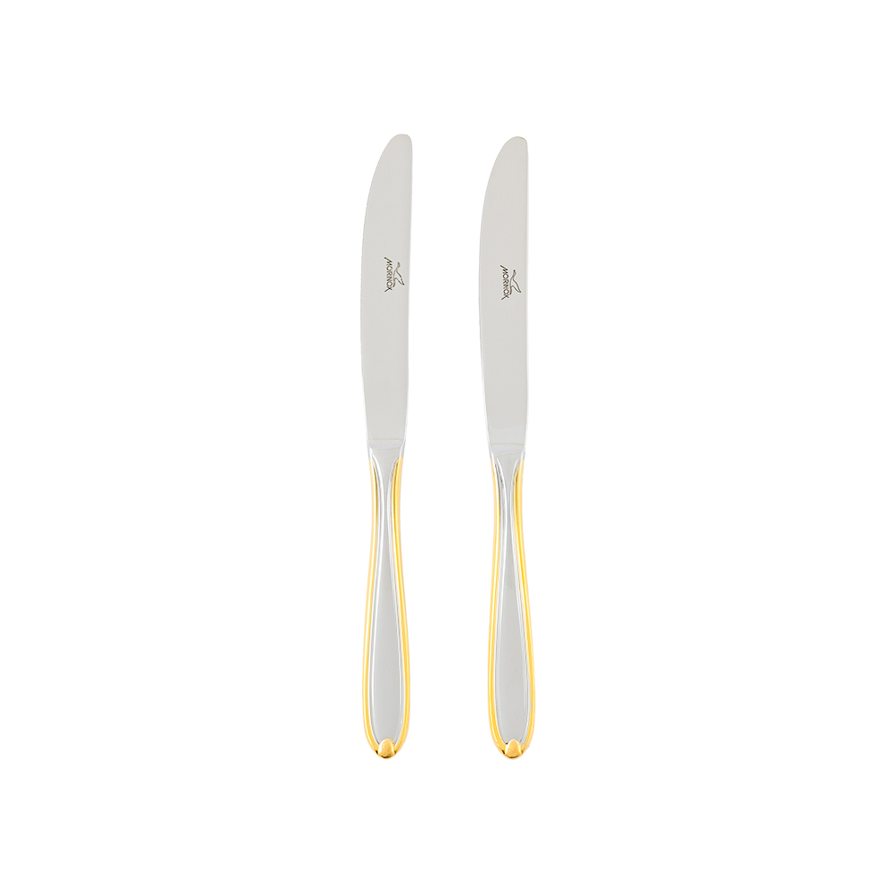 2 TABLE KNIFE OLIMPIA ORO POLYBAG